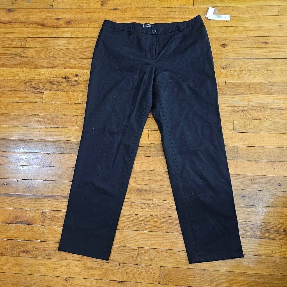 Pendleton Black Straight Leg Pants Women Size 16